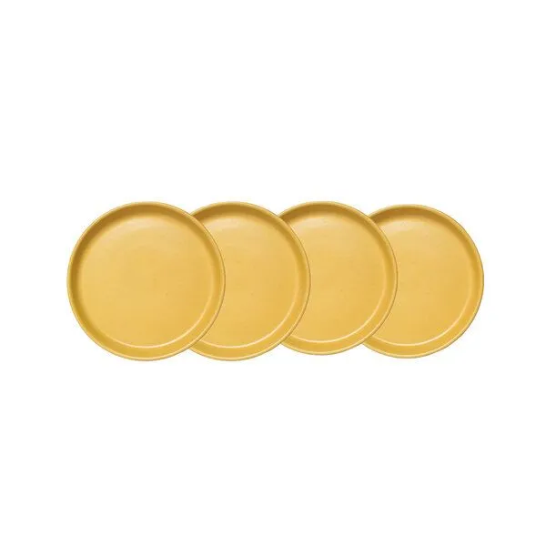 Originalhome Originalhome ReClay Dessertteller – 4er-Set, Honiggelb, – Produktbild 4 von 4