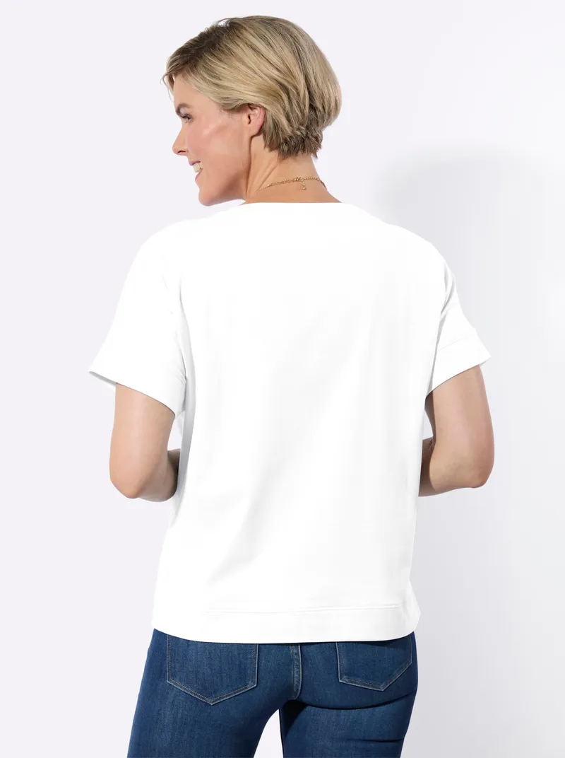 Witt Halbarmshirt weiß, Weiß, – Produktbild 2 von 2