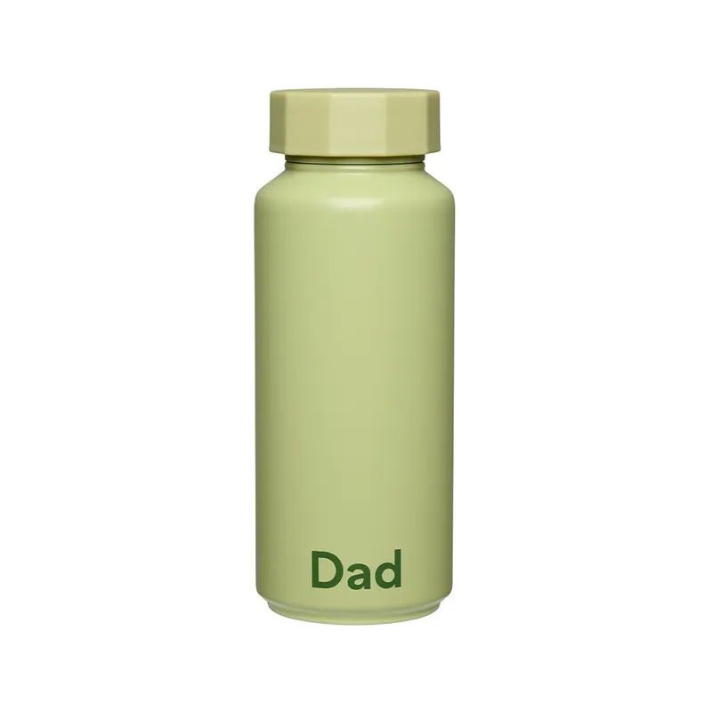 Design Letters Thermoflasche – Nile Green, Dad – Produktbild 1 von 1