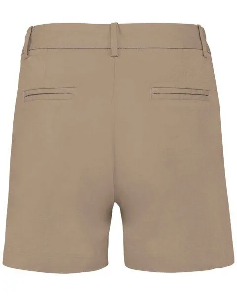 YTWOO YTWOO Damen Bermudashorts aus Bio Baumwolle mit weicher Haptik, Beige, – Produktbild 4 von 4