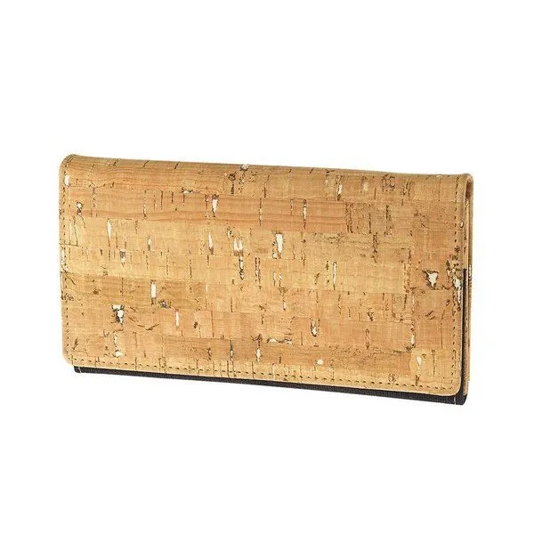 weltPartner weltPartner Portemonnaie aus Kork und Bio-Baumwolle, 16x9cm – Produktbild 2 von 3