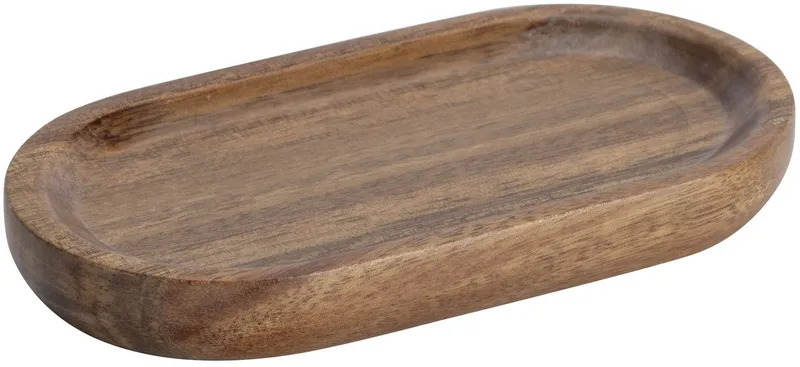 SCHÖNER WOHNEN-Kollektion Salz- / Pfefferstreuer REFIA, (1-tlg), Gewürzstreuer aus Keramik, Tablett aus Akazienholz, Schwarz, – Produktbild 4 von 4