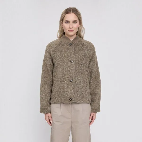 Mazine Mazine Vegan Wool Bomber – Produktbild 1 von 4