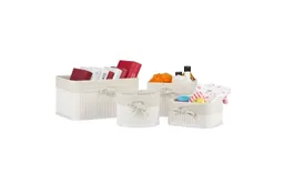 RELAXDAYS RELAXDAYS Aufbewahrungskorb 4er Set aus Bambus (4 St) – Produktbild 1 von 1