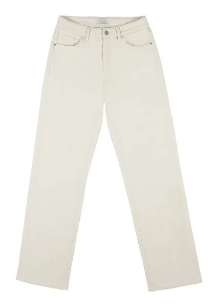 DAWN Damen Jeans MORNING Regular Straight DAWN Minimal Stretch, Ecru (beige), – Produktbild 1 von 1