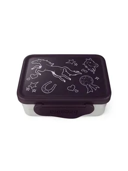 Ergobag Ergobag Lunchbox Edelstahl Brotdose, Edelstahl, (Edelstahl Brotdose, 3-tlg., 1x Brotdose, 1x Trennfach), spülmaschinengeeignet bis 45 Grad, Handwäsche empfohlen – Produktbild 1 von 1