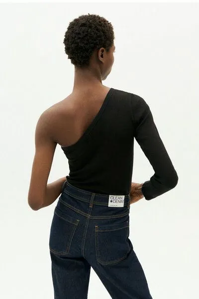 thinking mu thinking mu Top - Magdalena Top - aus Bio-Baumwolle, Schwarz (black), – Produktbild 4 von 4