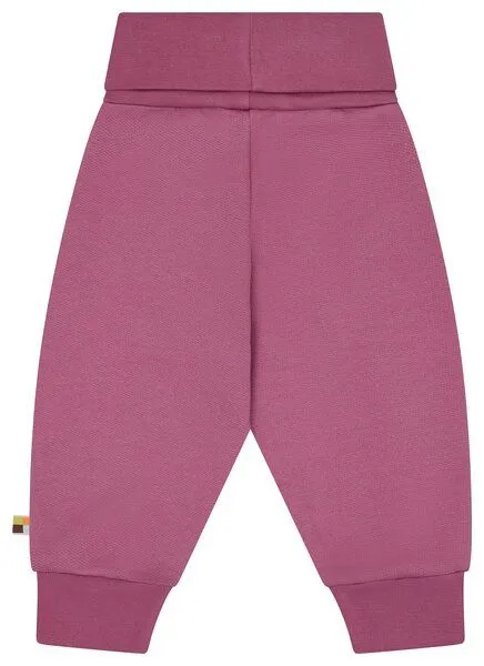 loud + proud loud + proud Babys & Kinder Sweathose, GOTS-zertifiziert, Grape(rosa), – Produktbild 1 von 3
