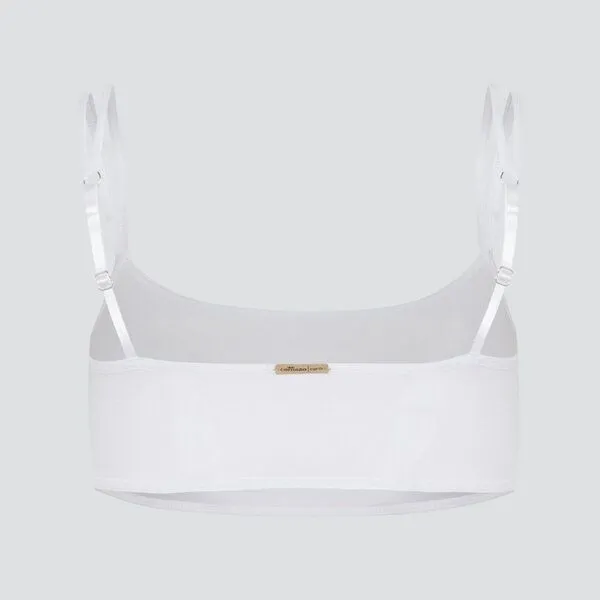 comazo|earth comazo|earth Fairtrade Bustier | GOTS zertifiziert, Weiss, – Produktbild 4 von 5
