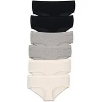 ORGANICATION ORGANICATION KARINNA | Hipster aus Bio-Baumwolle und TENCEL Modal im 6er-Pack, Mix-14, – Produktbild 1 von 1