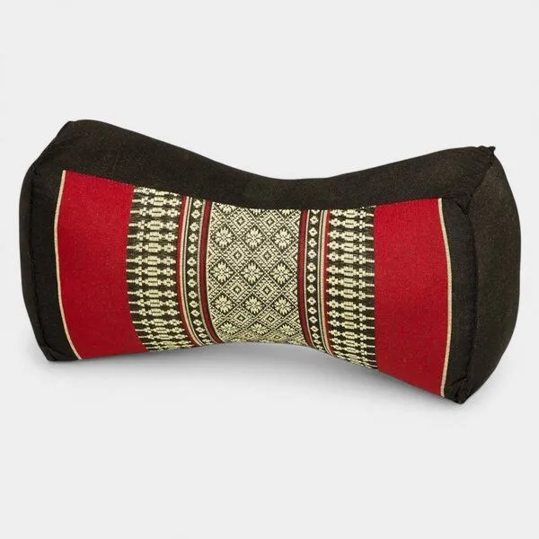 Der Lindwurm Der Lindwurm Nackenkissen- Sanduhrform mit Kapokfüllung, Rot/schwarz, – Produktbild 1 von 1