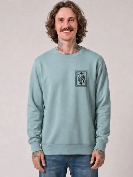 watapparel watapparel Sweatshirt Unisex Joker, Pebble blue, – Produktbild 2 von 2