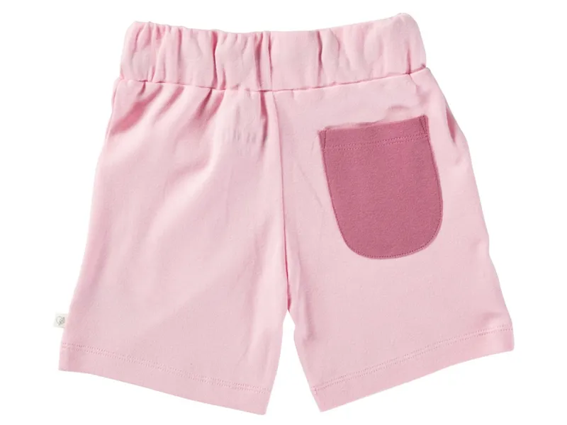 HANS NATUR Kinder Shorts Bio-Baumwolle rosa Gr.110/116, Rosa, – Produktbild 2 von 2