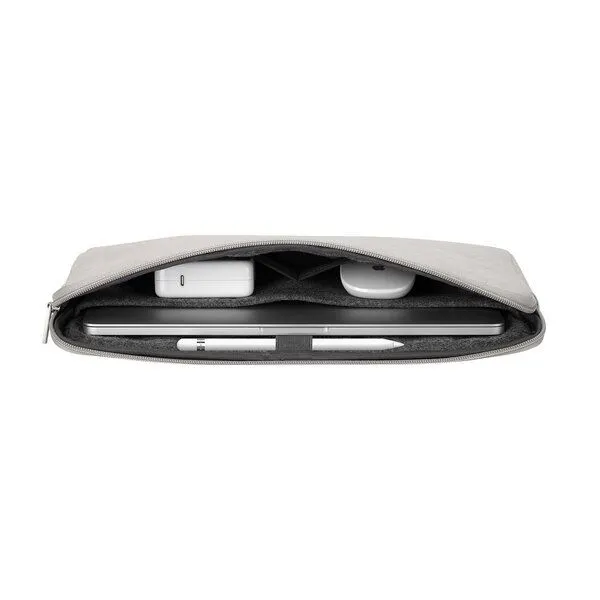 Woodcessories Woodcessories Laptop Tasche aus Kraftpapier, Grau, – Produktbild 3 von 4