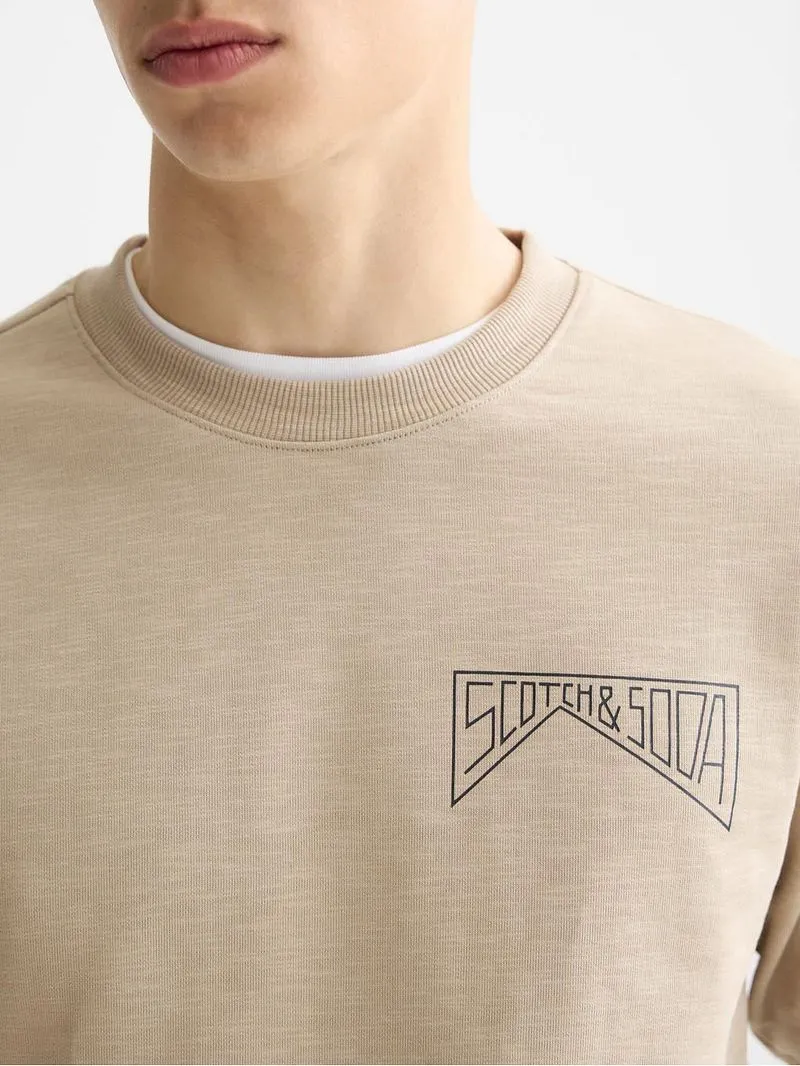 Scotch and Soda Scotch and Soda Pullover Logo Beige, Beige, – Produktbild 2 von 5
