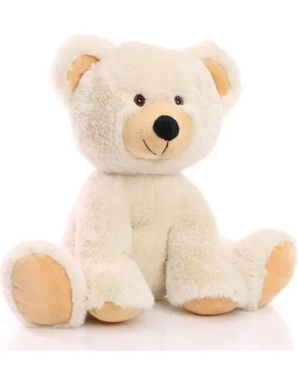 MBW MiniFeet® RecycelBär MBW MiniFeet® RecycelBär Kuscheliger Teddy aus rPET, Creme, – Produktbild 1 von 4