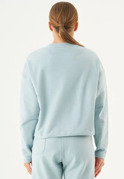 ORGANICATION ORGANICATION ESSENTIALS-SEDA- Sweatshirt aus Bio-Baumwolle, Mint blue, – Produktbild 4 von 4