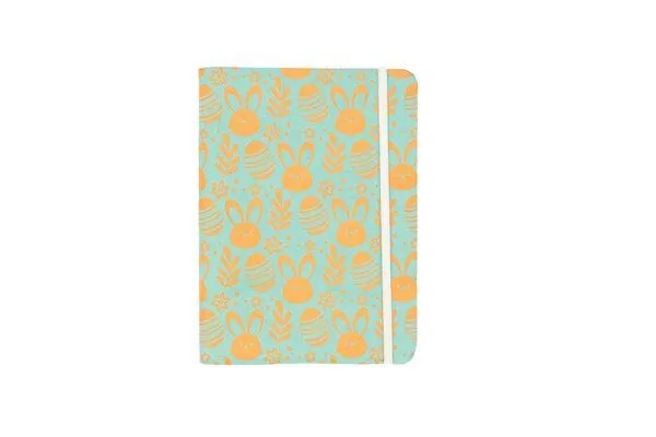 El Puente El Puente Notizbuch "Ostern" | Fair Trade & Handmade aus Bangladesch, Blau,orange, – Produktbild 1 von 3