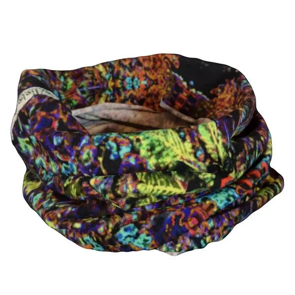 liebewicht liebewicht Multifunktions Loop Schlauchschal Mufutu schwarz neon bio – Produktbild 1 von 7