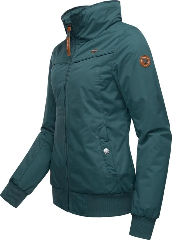 ragwear ragwear Winterjacke Jotty Winter stylische Outdoorjacke mit abnehmbarer Kapuze, Grün, – Produktbild 1 von 5