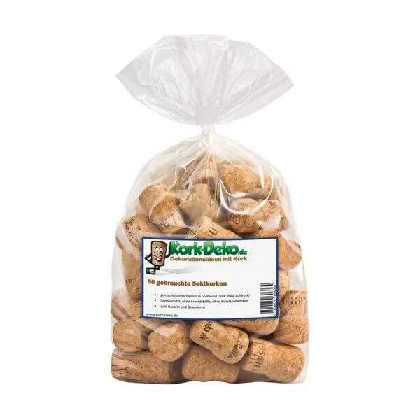 Kork-Deko Kork-Deko 50 Stück gebrauchte Sekt-Korken (Sektkorken) – Produktbild 5 von 5