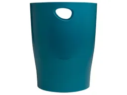 Exacompta 8 Exacompta Papierkörbe Ecobin "NeoDeco", 15 l, blaugrün – Produktbild 1 von 1
