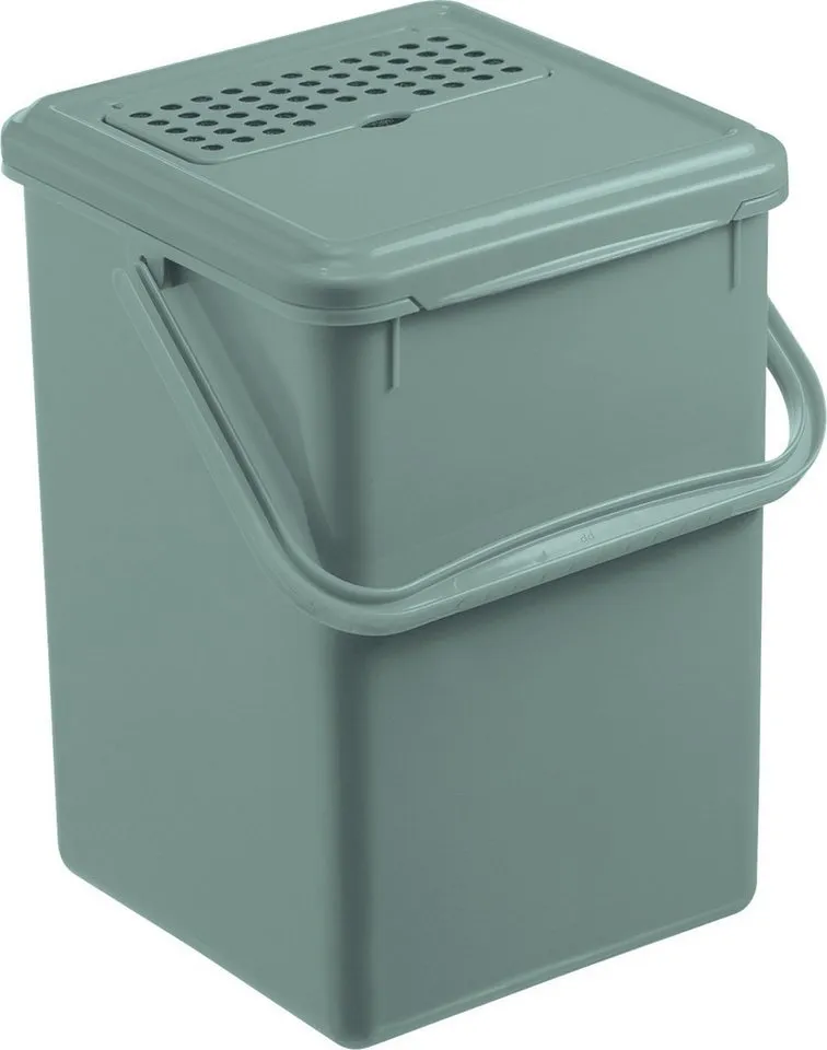 rotho rotho Komposteimer "BIO" mit Aktivkohlefilter, 9 l, misteltoe green – Produktbild 3 von 5
