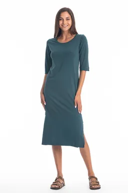 RAVENS VIEW IBIZA RAVENS VIEW IBIZA Damen vegan Kleid Mia Ocean Blue – Produktbild 1 von 1