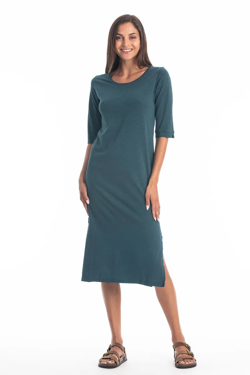 RAVENS VIEW IBIZA RAVENS VIEW IBIZA Damen vegan Kleid Mia Ocean Blue, Blau, – Produktbild 1 von 2