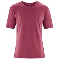 HempAge HempAge Herren T-Shirt THC Line Hanf/Biobaumwolle, Tinto (rot), – Produktbild 1 von 2