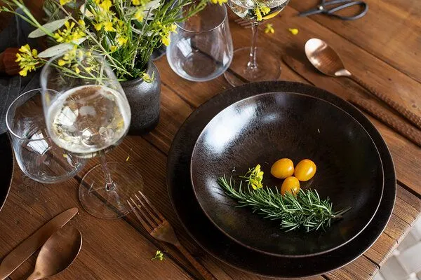 Mäser Mäser Tafelservice 12-tlg. Steinzeug, Bronze, – Produktbild 4 von 5