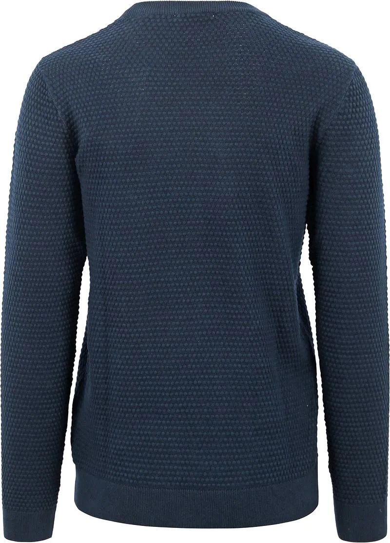 KnowledgeCotton Apparel Knowledge Cotton Apparel Pullover Vagn Dunkelblau - Größe XXL, Blau, – Produktbild 1 von 5