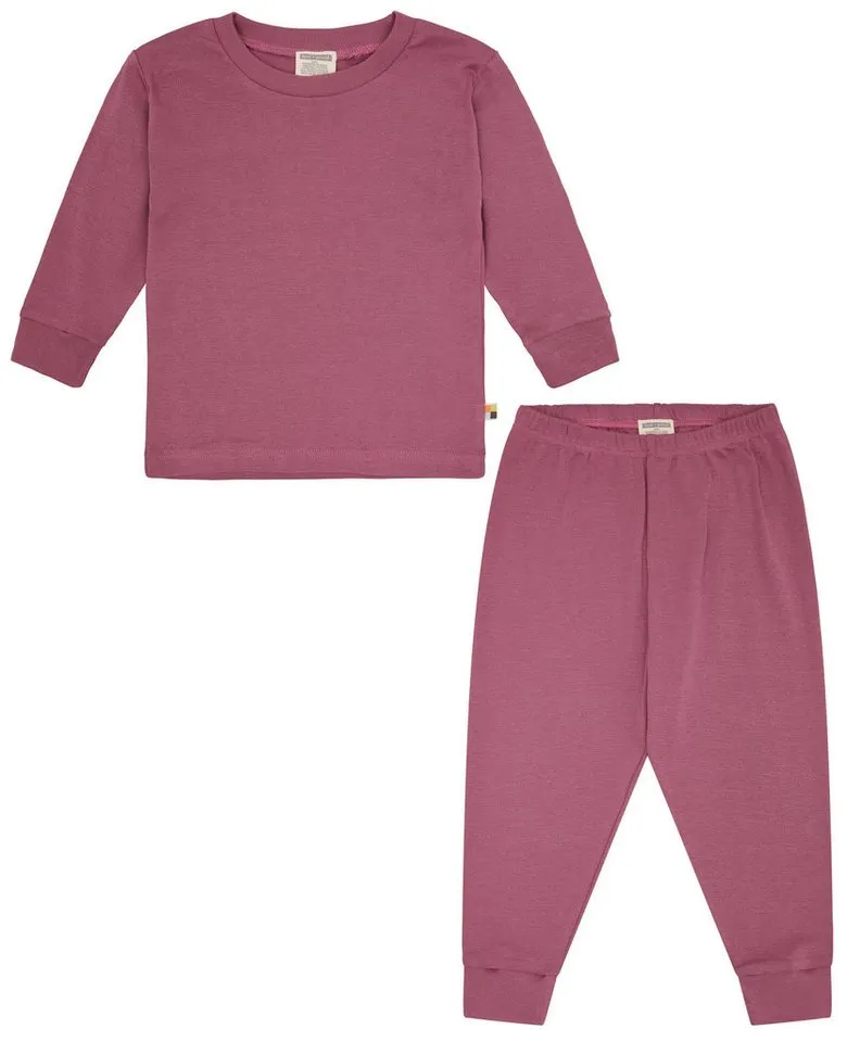 loud + proud loud + proud Schlafanzug aus Feinripp (Shirt + Hose) Bio Baumwolle, Rosa, – Produktbild 2 von 3