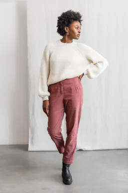 Jyoti - Fair Works Jyoti - Fair Works Damen vegan Hose Suhrut Alt Rosa – Produktbild 1 von 1