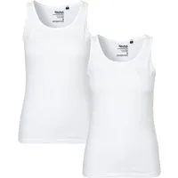 Neutral Neutral® Neutral Tank Top aus Bio-Baumwolle, 2er Pack, Weiss, – Produktbild 1 von 1