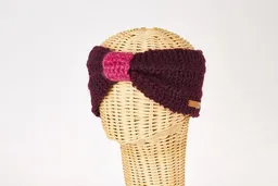 short'n'pietz short'n'pietz Schurwollstirnband zweifarbig mit Knoten, handgestrickt – Produktbild 1 von 1