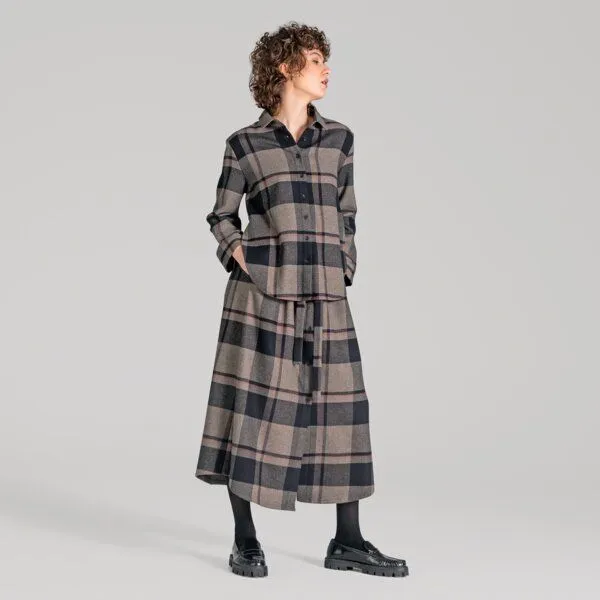 trueStory trueStory Kleid - CHARU, Black check (mehrfarbig), – Produktbild 1 von 4