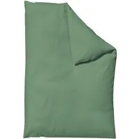 Schlafgut Schlafgut Bettdeckenbezug Knitted Jersey - 95% Biobaumwolle, 5% Elasthan - uni, Green mid, – Produktbild 1 von 1