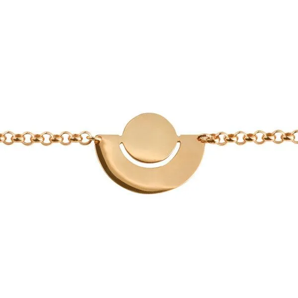 macimo macimo Armband Fenland, vergoldet, Gold, – Produktbild 3 von 3