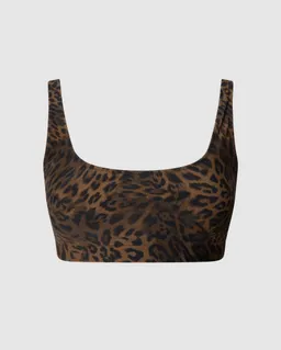 Understatement Understatement Damen vegan Bikinioberteil Scoop Verstellbar Dunkel Leopard – Produktbild 1 von 1