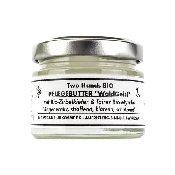 Two Hands BIO Two Hands BIO PflegeButter „WaldGeist“ mit Bio-Zirbelkiefer & fairer Bio-Myrrhe – Produktbild 1 von 1