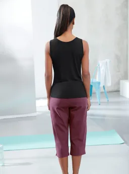 feel good Capri-Hosen beere + marine – Produktbild 1 von 1