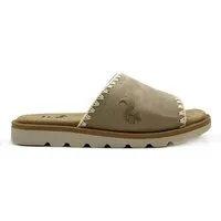thies Veganer thies ® Rec Soft Woven Slide aus recycled PES, Taupe, – Produktbild 1 von 1