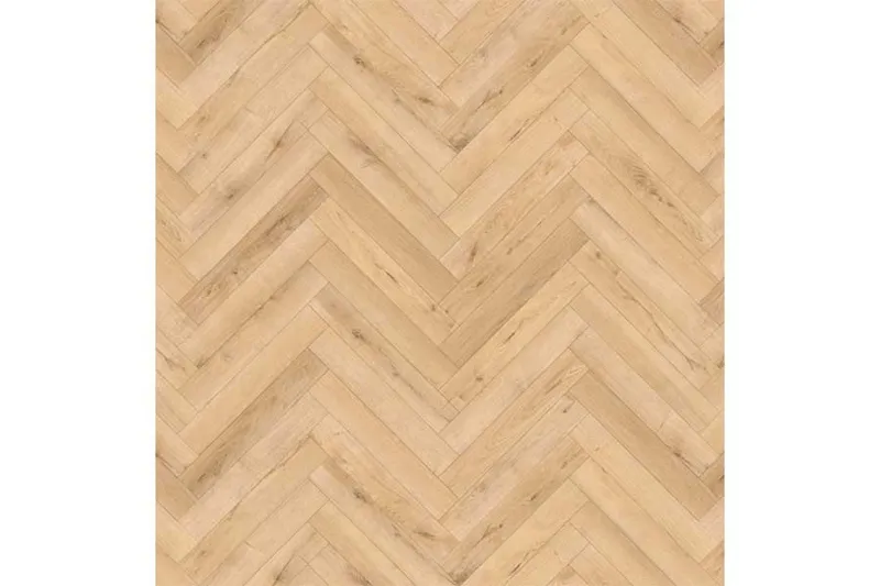 woodstore24 Premium Laminat Fischgrät, Weisseiche, 12 mm stark, Abriebklasse AC4, (1,836 m² pro Paket) – Produktbild 1 von 1