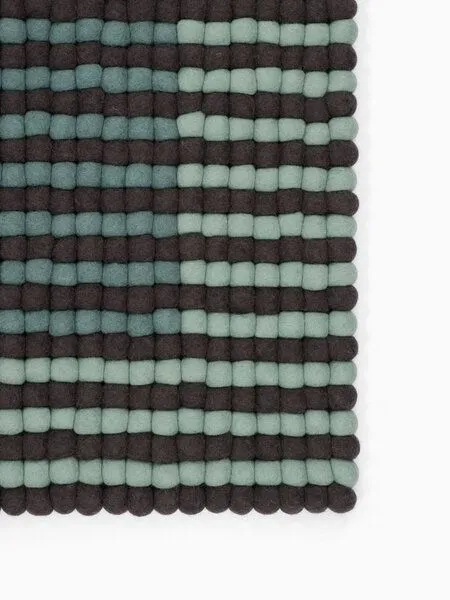 myfelt myfelt Filzkugelteppich Horizon rechteckig, 100% Schurwolle, Yukon, – Produktbild 1 von 4