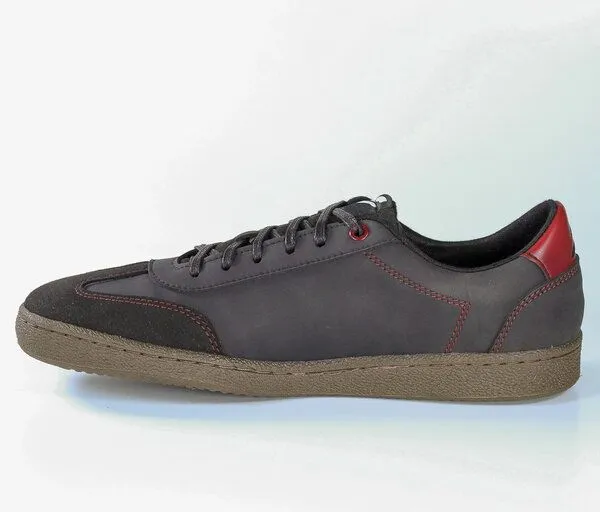 Fairticken Fairticken Retro Unisex Sneaker SETUBAL mit veganem NoBuck, Schwarz, – Produktbild 4 von 4