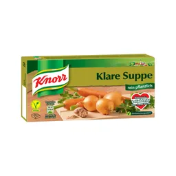 Knorr Knorr Klare Suppe, rein pflanzlich, 12 Würfel, 136 Gramm – Produktbild 1 von 1