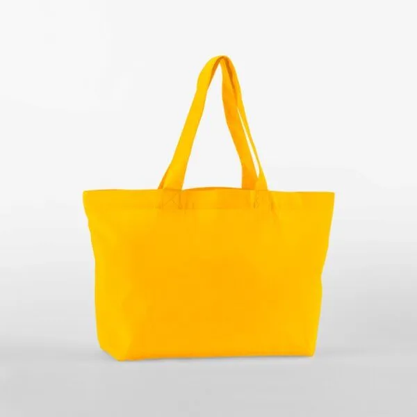 Westford Mill Westford Mill EarthAware® Baumwolltasche Große Einkaufstasche Shopper Strandtasche Schwimmbadtasche, Gelb (sunflower), – Produktbild 1 von 2
