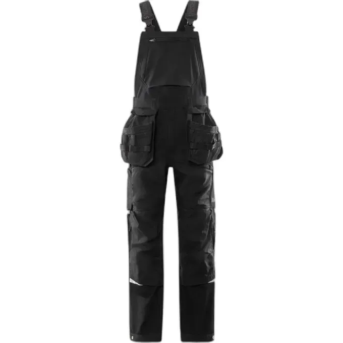 Fristads Latzhose Fristads Stretch 1830 GSTT, Schwarz, – Produktbild 2 von 2
