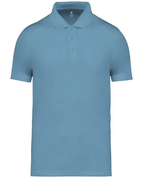 YTWOO YTWOO Organic Classic Herren Poloshirt aus reiner Bio-Baumwolle, Meerblau, – Produktbild 1 von 2